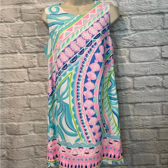 Lilly Pulitzer Narissa Stretch Shift Coco Island #005199 Women's Size 6. - Picture 2 of 7